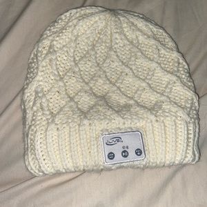 Bluetooth beanie. Play music from your beanie!